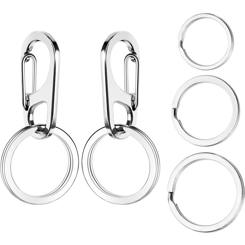 JOVITEC 3 Sets Dog Tag Clip ID Tag with Rings Holder for Dogs and Cats Collars Harnesses - Image 5